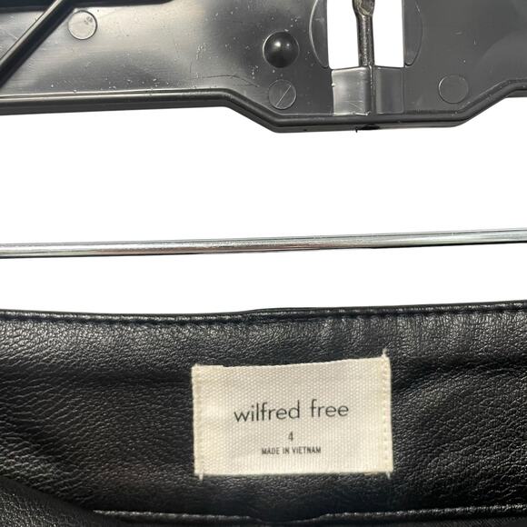 Aritxia Wilfred Free Brennan Pant High Waisted Vegan Leather Utility Style 4 - Picture 6 of 9